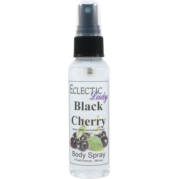 Black Cherry Body Spray, Eclectic Lady, Hydrating Mist, Unisex, 16 oz