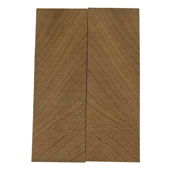 Black Cherry Crosscut Wood Knife Blanks/Knife Scales Bookmatched 5"x1-1/2"x3/8" - Elevate Your Craftsmanship with Exotic Wood Knife Blanks