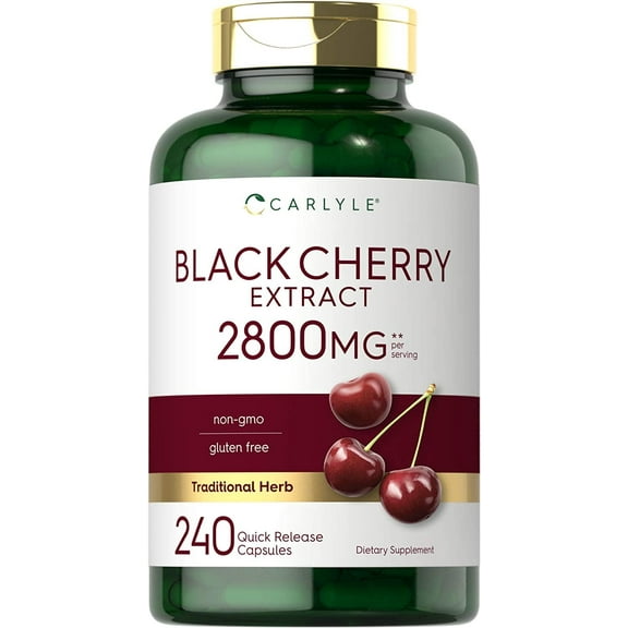 Black Cherry Extract | 2800mg | 240 Capsules | by Carlyle