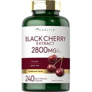 Black Cherry Extract | 2800mg | 240 Capsules | by Carlyle