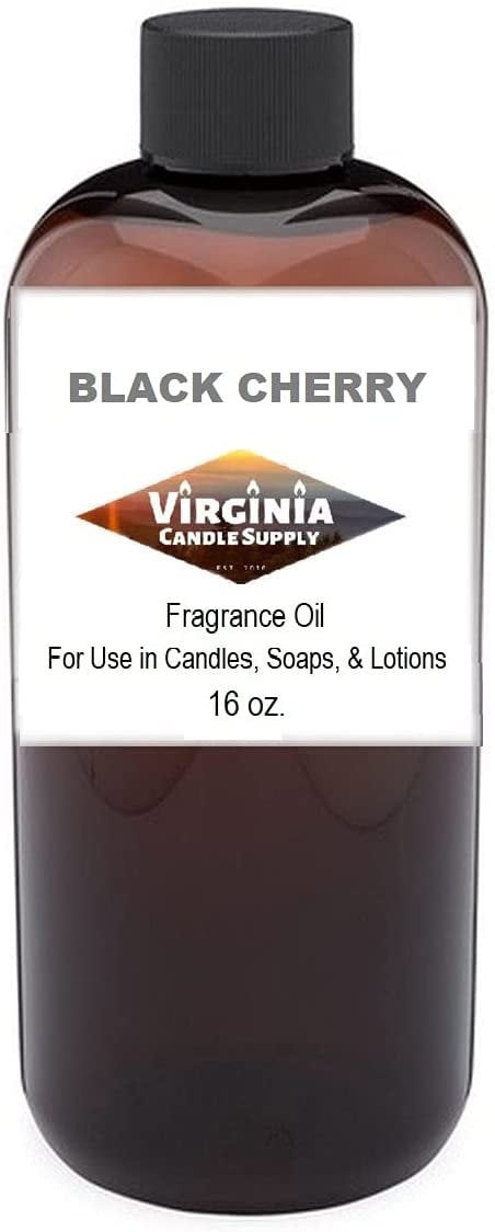 Black Cherry Fragrance Oil 16 oz Bottle for Candle Making, Soap Making, Tart Making, Room Sprays, Lotions, Car Fresheners, Slime, Bath Bombs, Warmers