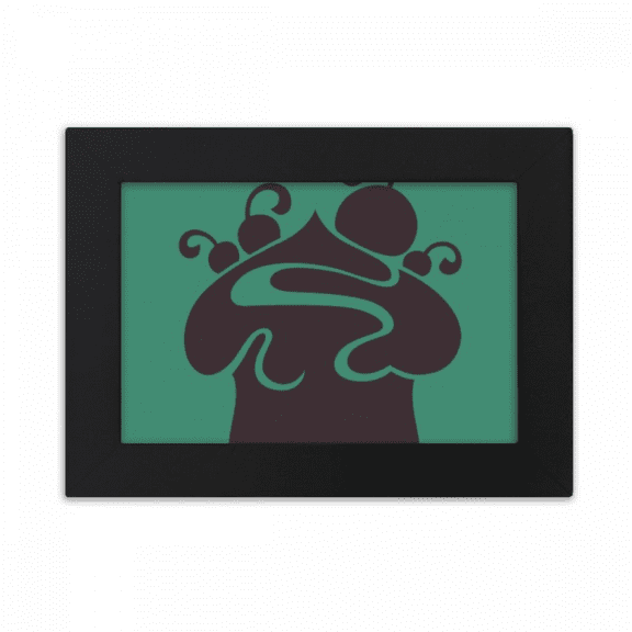 Black Cherry Ice Outline Desktop Photo Frame Ornaments Picture Art Painting