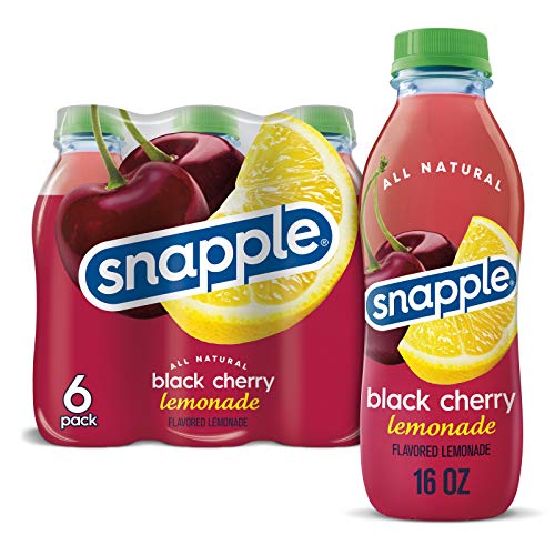 Black Cherry Lemonade, 16 fl oz recycled plastic bottle, 6 pack
