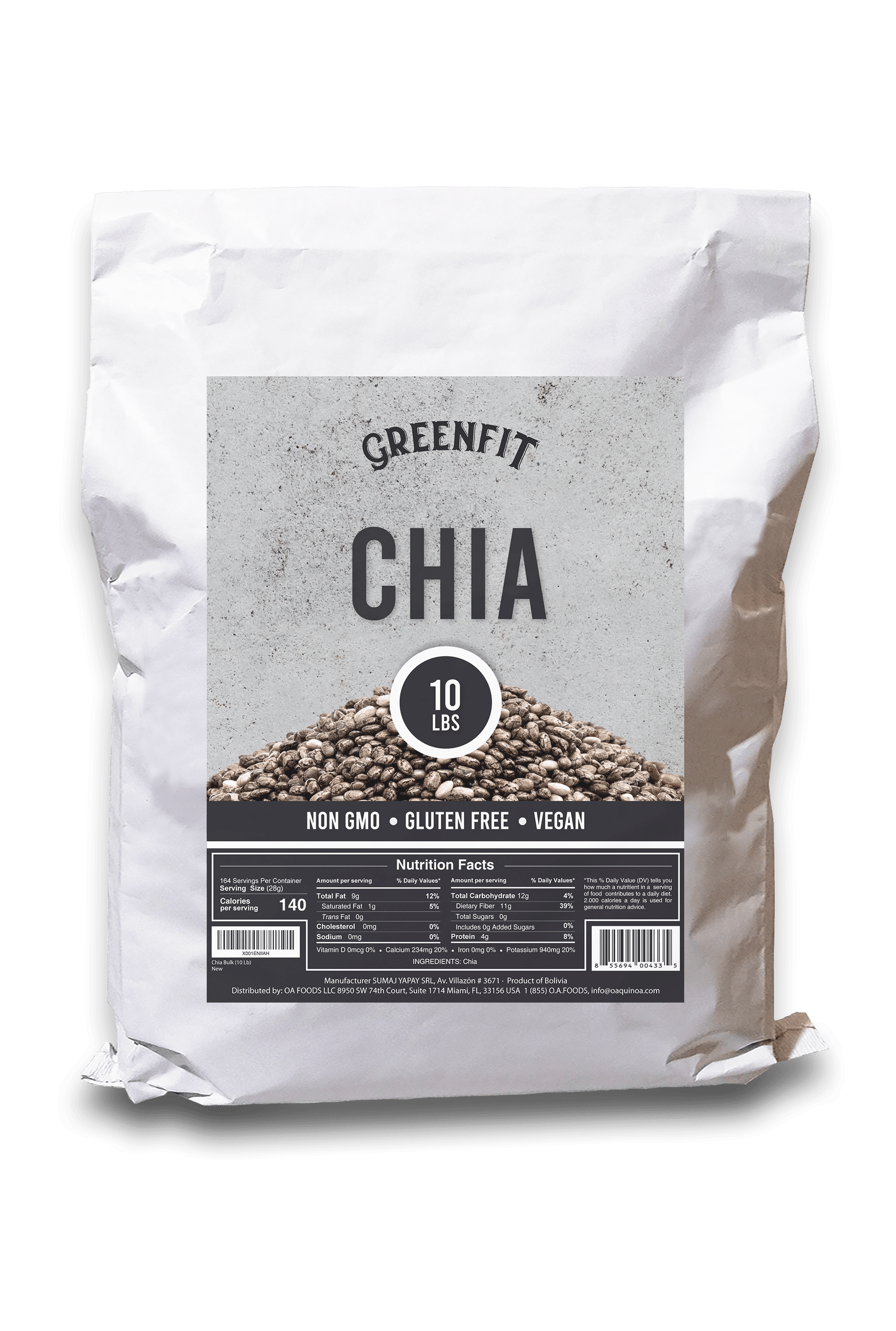 Black Chia (10 Lb)