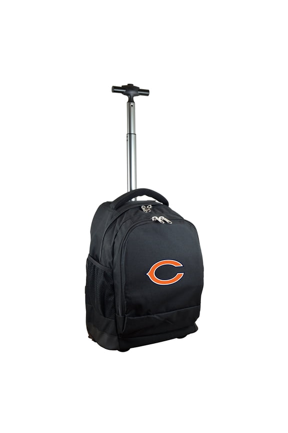 Black Chicago Bears 19'' Premium Wheeled Backpack