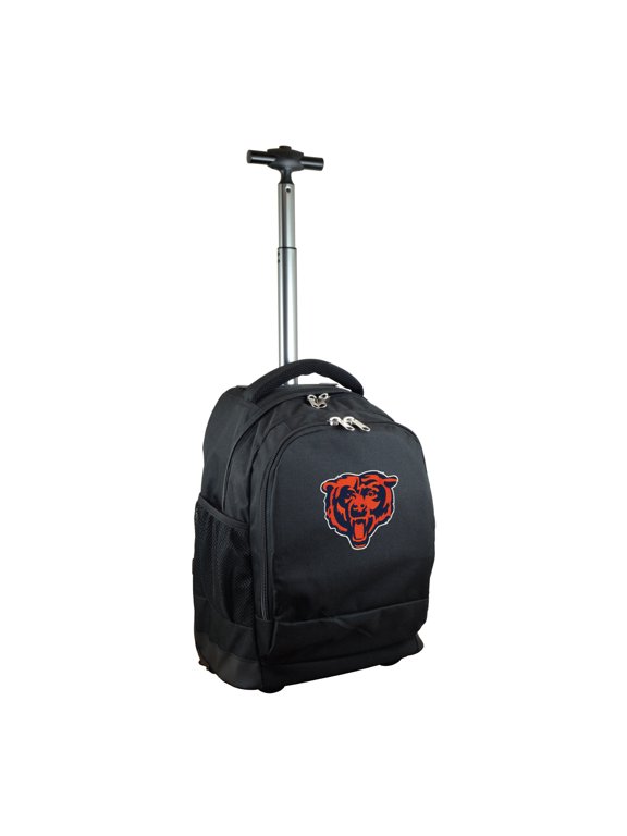 Black Chicago Bears 19'' Premium Wheeled Backpack
