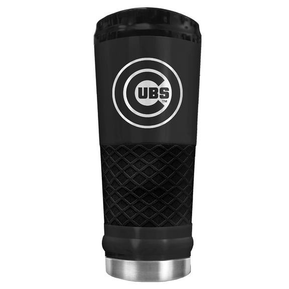 Black Chicago Cubs Stealth Matte 24oz Tumbler