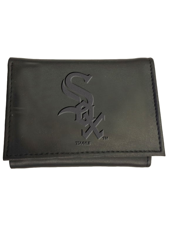 Black Chicago White Sox Hybrid Tri-Fold Wallet