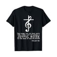 thumbnail image 1 of Black Christian Music Cross Treble Clef T-Shirt for Music Lovers and Faith Enthusiasts, 1 of 5
