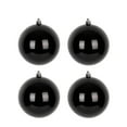 thumbnail image 1 of Black Christmas Balls 4 Pcs Christmas Tree Decorative Ornaments for Christmas Tree Holiday Wreath Decoration, 1 of 5