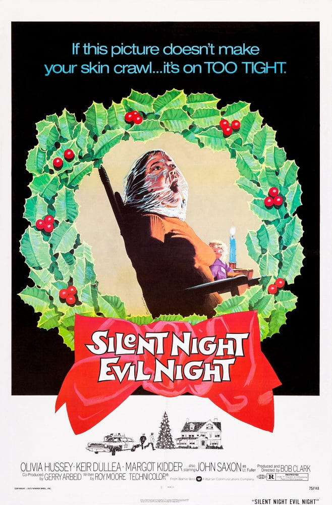 Black Christmas Canvas Art - (24 x 36)