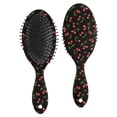 thumbnail image 1 of Black Christmas Cherry Pattern Hair Brush,Girls Detangling Hair Brush,Glide Through Tangles with Ease for Wet & Dry Hair,8.8"X2.8", 1 of 7