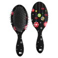 thumbnail image 1 of Black Christmas Ornament Pattern Hair Brush,Girls Detangling Hair Brush,Glide Through Tangles with Ease for Wet & Dry Hair,8.8"X2.8", 1 of 7