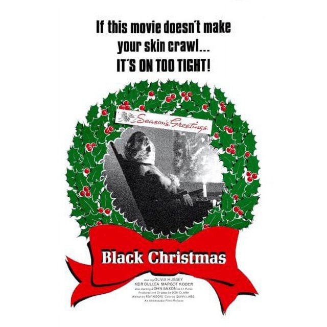 Black Christmas Poster 24Inx36In Art Poster 24x36 Multi-Color Square ...