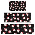 thumbnail image 1 of Black Christmas Santa Pattern Kitchen Rugs Sets Of 3,Kitchen Runner Rugs Non Skid Washable,Decorative Kitchen Floor Mats for Kitchen,Sink,Laundry,17"x30"+ 17"x47" + 17"x59", 1 of 6