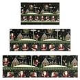 thumbnail image 1 of Black Christmas Santa Pattern Kitchen Rugs Sets Of 3,Kitchen Runner Rugs Non Skid Washable,Decorative Kitchen Floor Mats for Kitchen,Sink,Laundry,17"x30"+ 17"x47" + 17"x59", 1 of 6