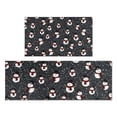 thumbnail image 1 of Black Christmas Snowman Pattern Kitchen Rugs Sets Of 2,Anti Fatigue Kitchen Mat Rugs Non Slip Washable,Decorative Kitchen Floor Mats for Kitchen,Sink,Laundry,17"x30"+17"x47", 1 of 7