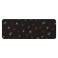 thumbnail image 1 of Black Christmas Star Pattern Kitchen Rug Mat,Kitchen Runner Rugs Non Skid Washable,Decorative Kitchen Floor Mats for Kitchen,Sink,Laundry,17"x47.2", 1 of 7