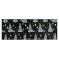 thumbnail image 1 of Black Christmas Tree Pattern Kitchen Rug Mat,Kitchen Runner Rugs Non Skid Washable,Decorative Kitchen Floor Mats for Kitchen,Sink,Laundry,17"X47", 1 of 5