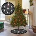 thumbnail image 1 of Black Christmas Tree Skirt, CXALSSY 48 inches Round Christmas Tree Skirt for XMAS Party Christmas Tree Decoration, 1 of 7