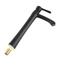 thumbnail image 1 of Black Chrome Gold Tall Bathroom Faucet, Single Cold Water Basin Sink Tap Zinc Alloy Basin Faucet, Deck Mounted Single Hole Tapware, 1 of 9