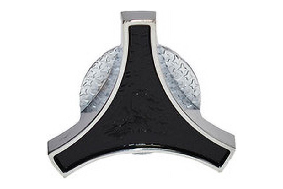 Black & Chrome Large Spinner Air Cleaner Wing Nut Universal Compatible