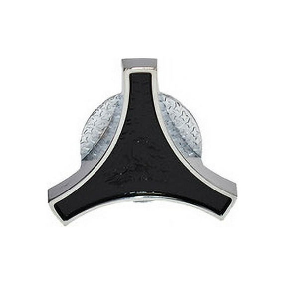 Black & Chrome Large Spinner Air Cleaner Wing Nut Universal Compatible with Chevy Ford Mopar