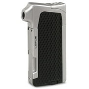 Black Chrome Lotus Condor Pipe Lighter with Fold Out Pipe Tamper & Shovel - 8268