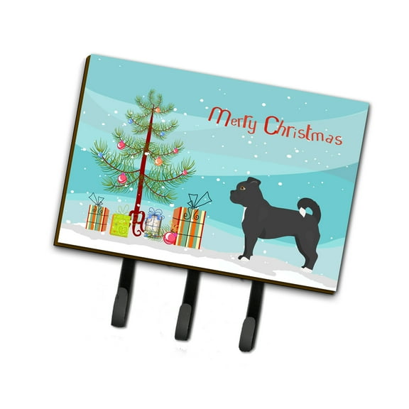 Black Chug Christmas Tree Leash or Key Holder