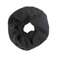 thumbnail image 1 of Black Chunky Cable Knit Winter Infinity Scarf, 1 of 7