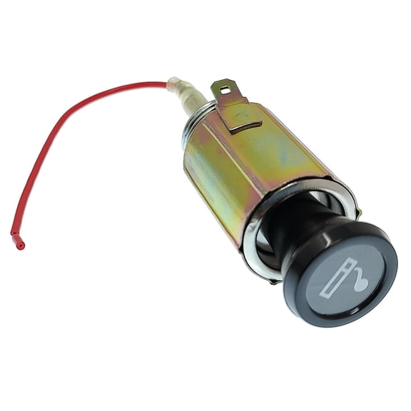 Black Cigarette Lighter w/ Cigarette on Knob - JD-974BD