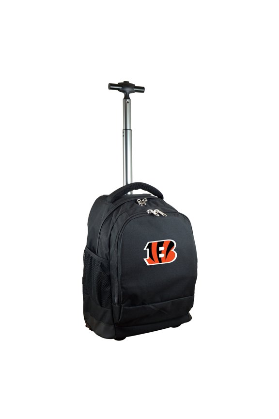 Black Cincinnati Bengals 19'' Premium Wheeled Backpack
