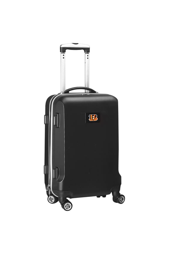 Black Cincinnati Bengals 20" 8-Wheel Hardcase Spinner Carry-On