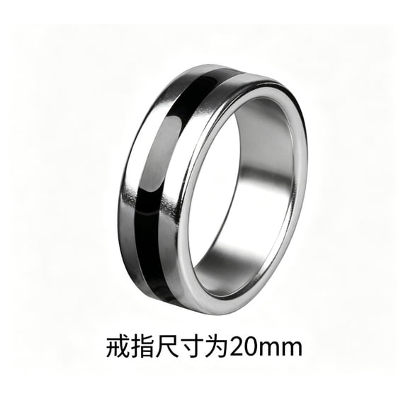 Black Circle Pk Ring Magic Tricks Strong Magnetic Magnet Ring Coin Finger Decoration 18/19/20/21mm Size Magic Ring Props Tools
