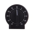 thumbnail image 1 of Black Circular Mechanical Timer With Chain Pull For Study And Kitchen Use With Easy Read Dial, 1 of 3