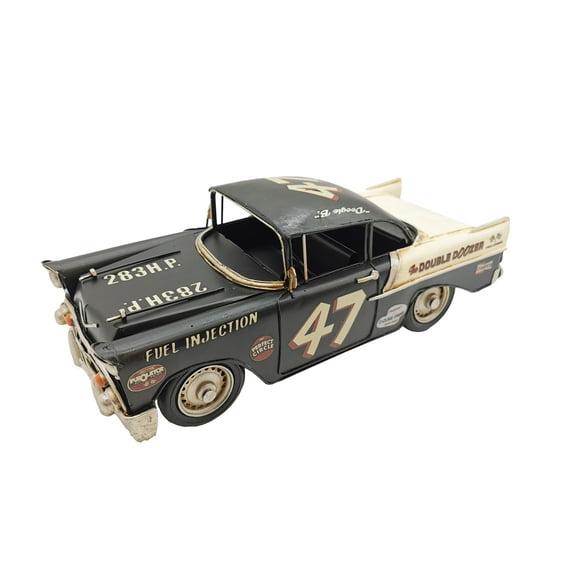 Black Classic Rally Car Metal Model