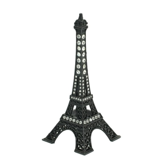 Black Clear 3D Metal Eiffel Tower Design Model Gift Decoration