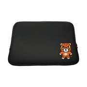 Black Clemson Tigers Mascot Soft Sleeve Laptop Case