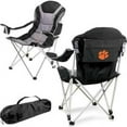 thumbnail image 1 of Black Clemson Tigers Reclining Camp Chair, 1 of 3