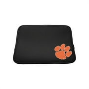 Black Clemson Tigers Vertical Soft Sleeve Laptop Case