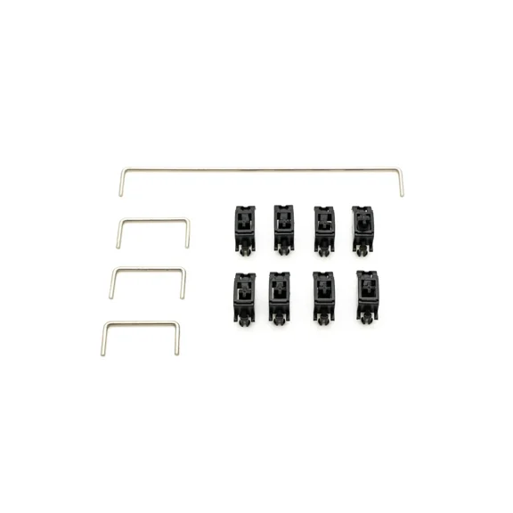 Black Clip-In Pcb Mount Stabilizer 4 Pcs For Mechanical Keyboards