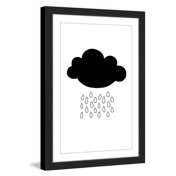 "Black Cloud" Framed Painting Print