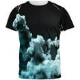 thumbnail image 1 of Black Clouds All Over Adult T-Shirt - Small, 1 of 2