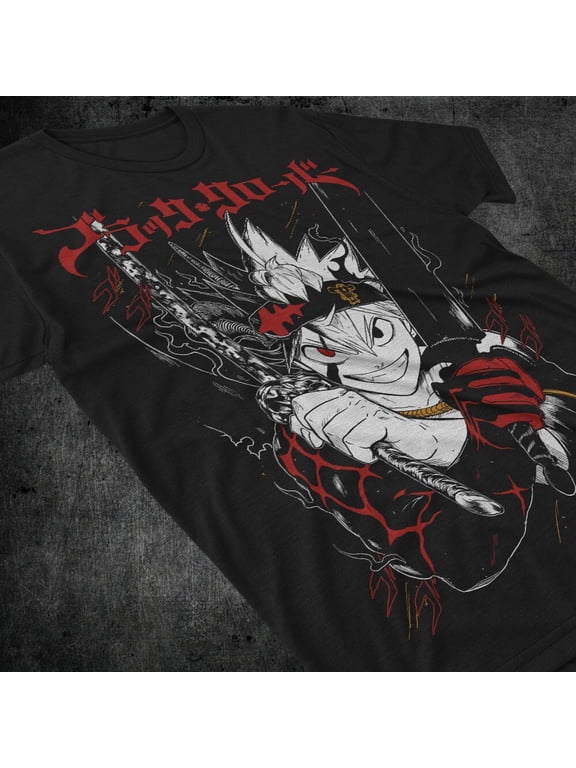 Black Clover Anime Manga T-Shirt, Asta Tee Sizes S-5Xl GooGate