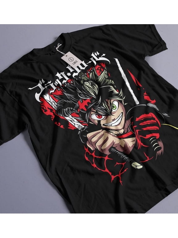 Black Clover Anime Manga T-Shirt, Asta Tee Sizes S-5Xl GooGate