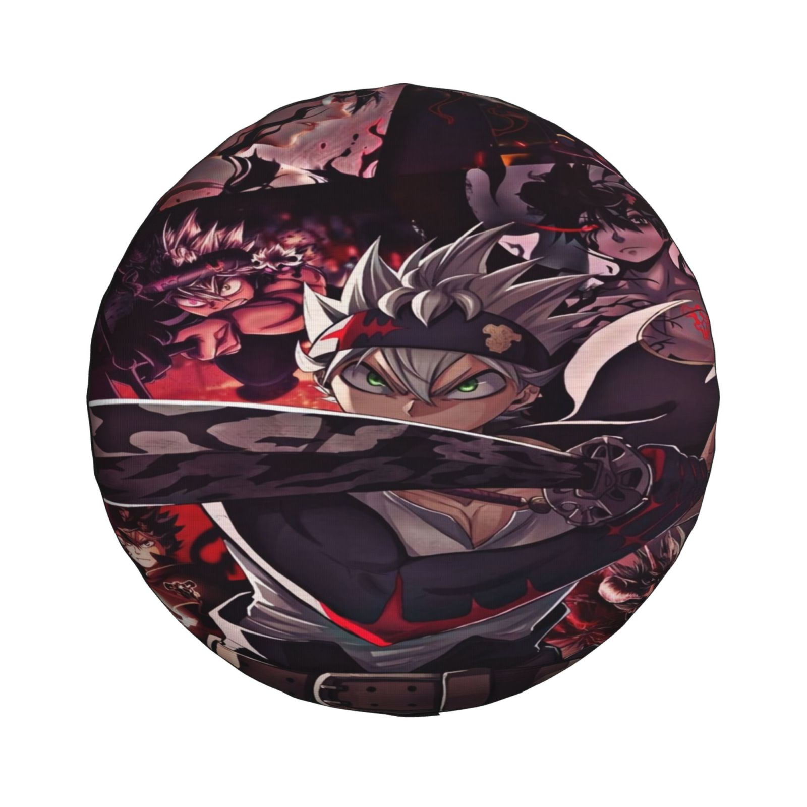Black Clover Anime Spare tire cover wheels protect General Purpose