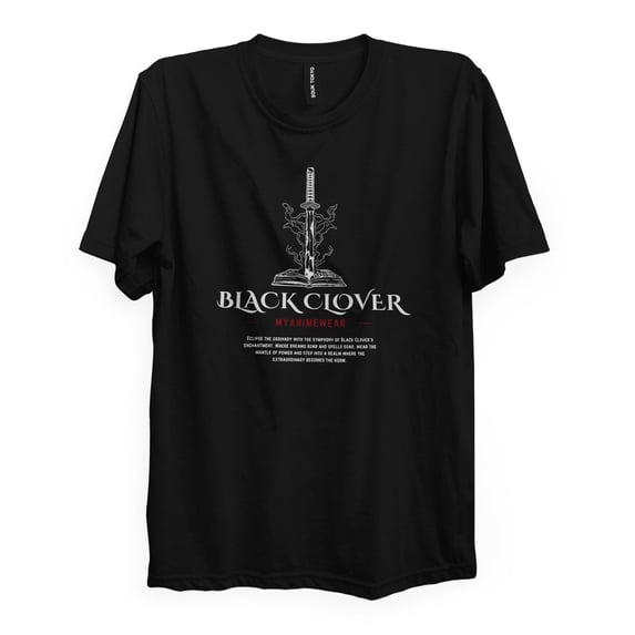 Black Clover Anime T-Shirt Sizes S-5Xl GooGate