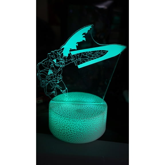 Black Clover Asta LED Light Stand