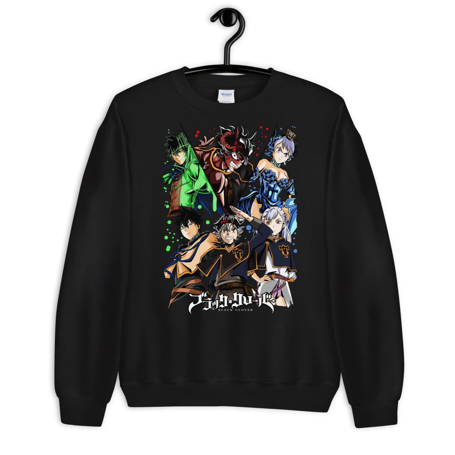 Maglietta Unisex Black Clover Asta Yuno Fumetto Anime T-shirt Tutte Le Taglie