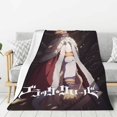 Black Clover Blanket Warm Comfortable Lovely For Womens Mens Kids